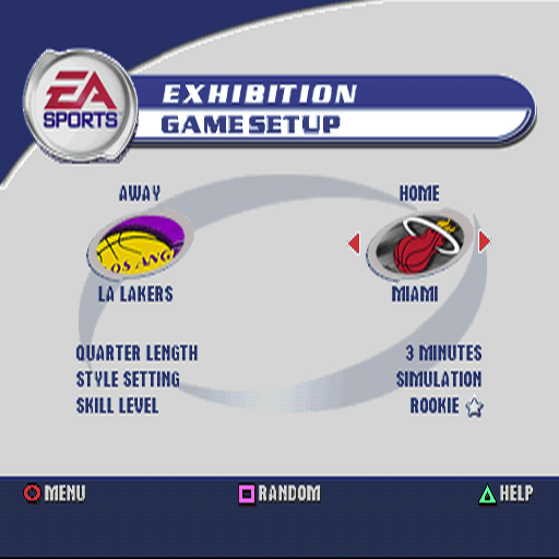 NBA Live 2002 screenshot 4 for Playstation